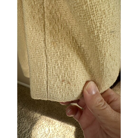 Vintage Youthcraft Cream Wool Blend Swing Coat Mother Of Pearl Mid-Length - Picture 5 of 11